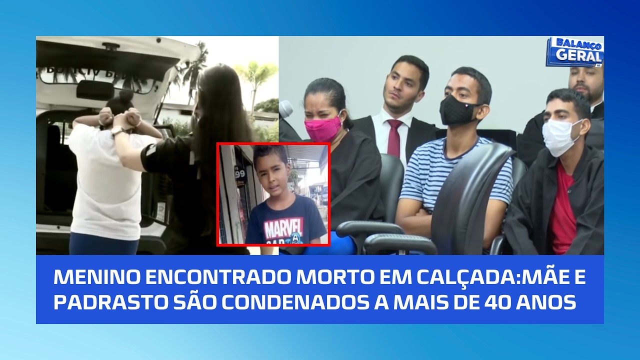 Mais de 130 anos: As três penas de condenação somadas da mãe, padrasto e tio do menino Rhaniel Pedro