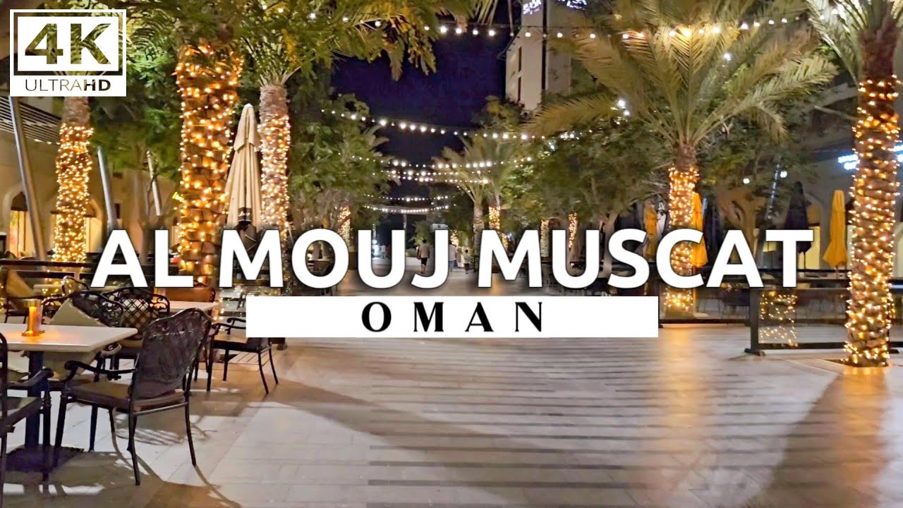 PERFECT PLACE TO UNWIND | Al Mouj Muscat, Oman | 4K Night Walking Tour