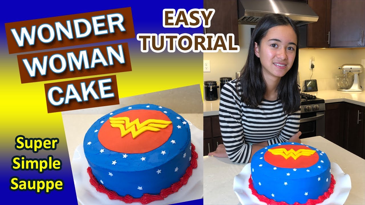 Wonder Woman Cake EASY