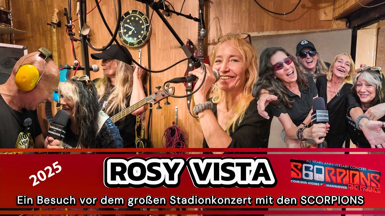 Rosy Vista - Die Hardrock-Band aus Hannover exklusiv vor dem Stadionkonzert mit den Scorpions 2025