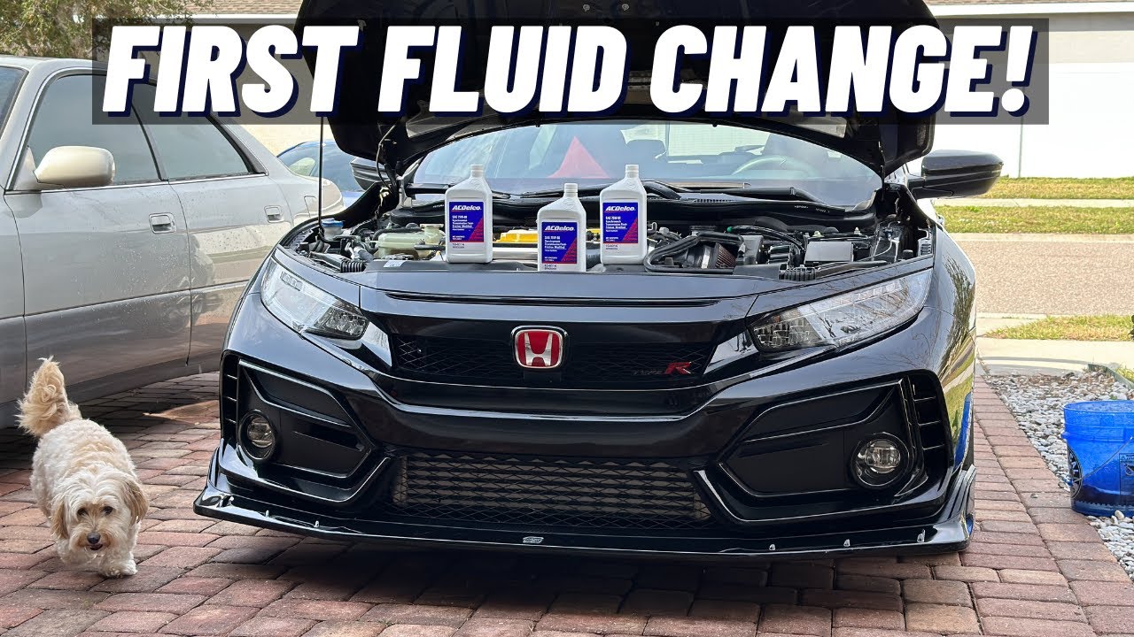 Transmission Fluid Change for my FK8 Civic Type R!
