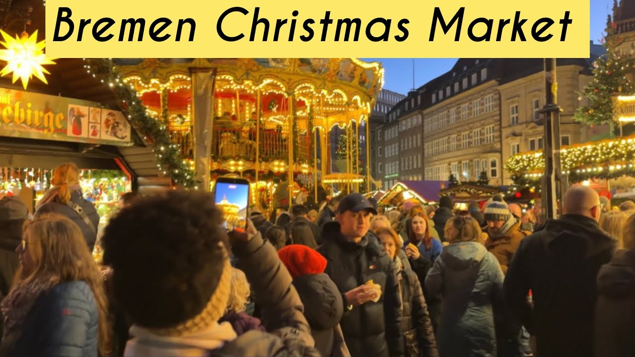Рождественский рынок в Бремене 🎄 | Один из самых красивых рынков Германии 🇩🇪