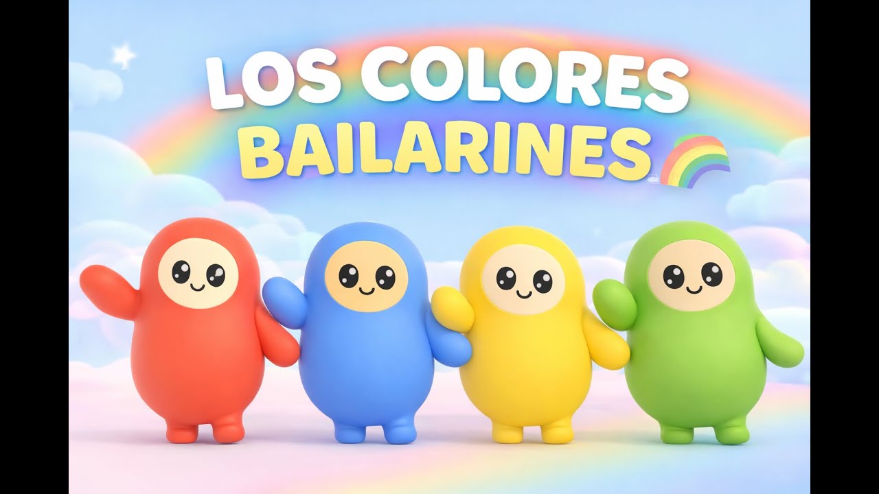 Aprende los colores bailando 🌈💃 | Video infantil divertido 😄🎵