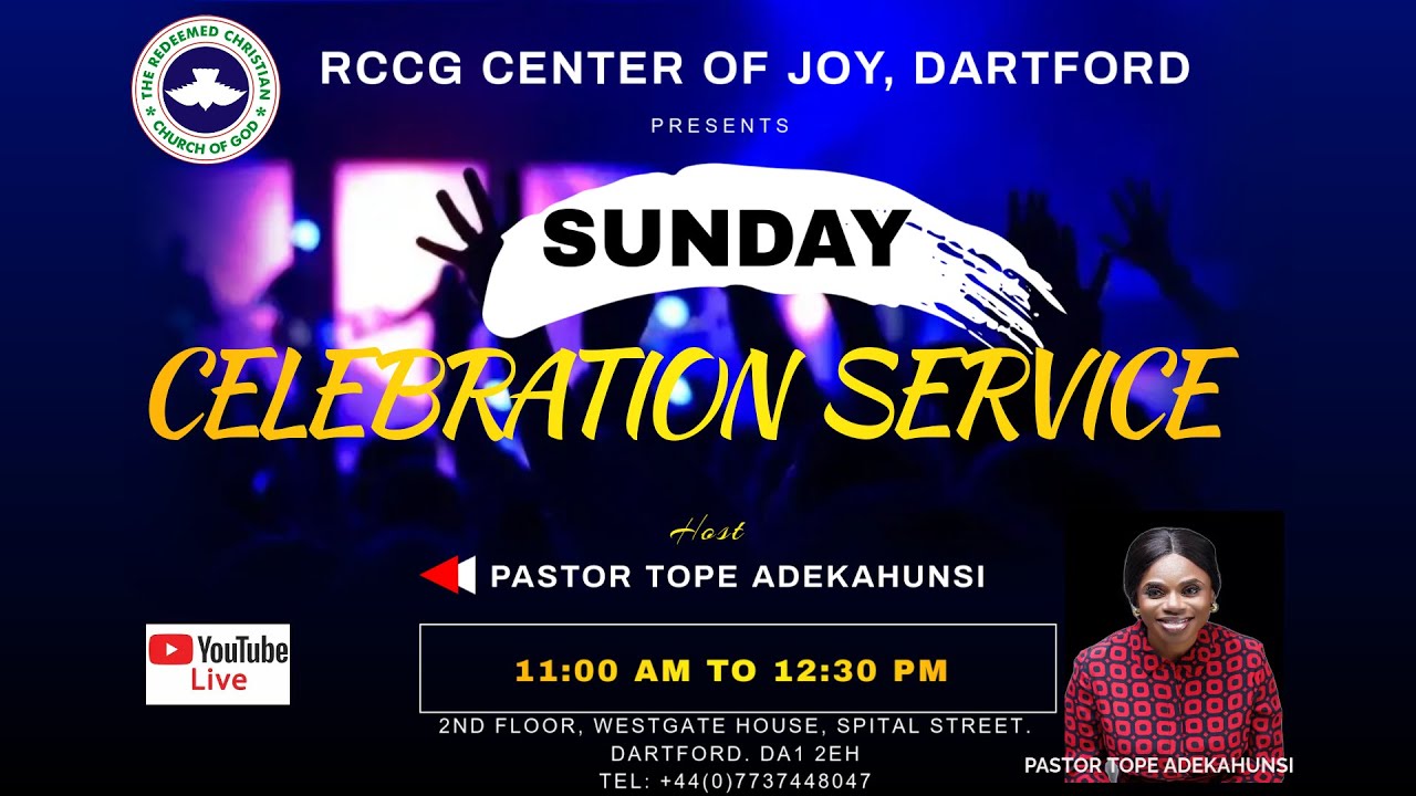 RCCG CENTER OF JOY, DARTFORD. UK | CELEBRATION SERVICE|  15-FEB-2026