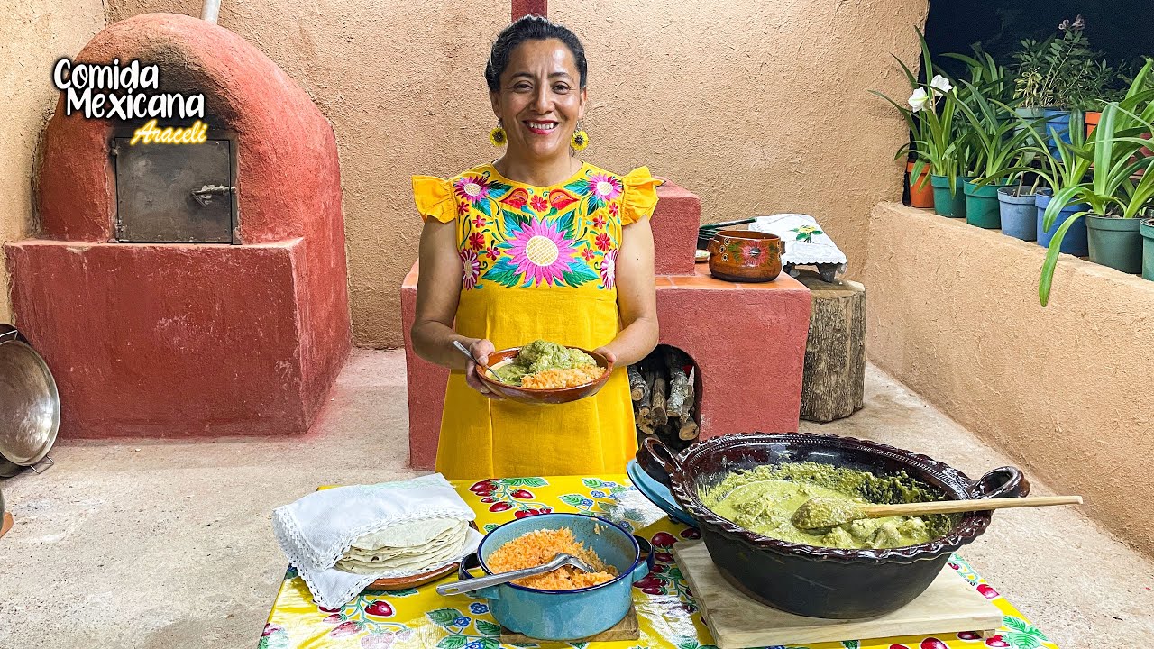 Mole Verde Tradicional Comida Mexicana