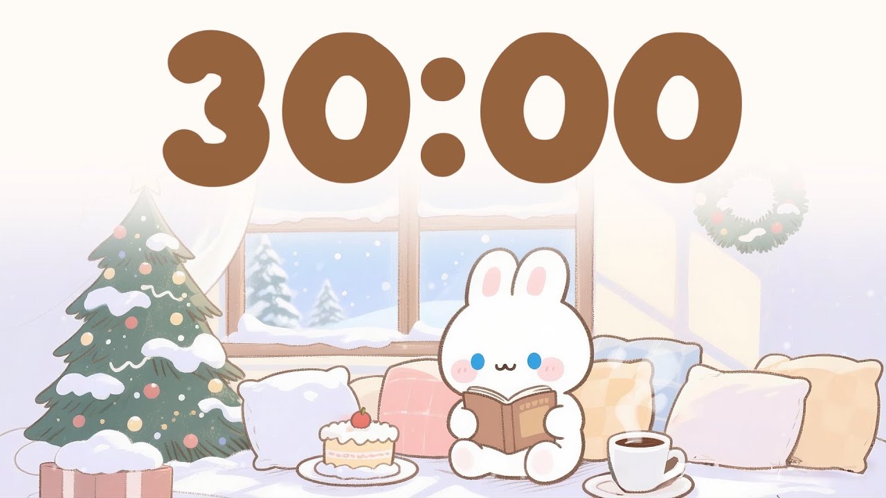 Cozy Study Timer 🎵 | 30 Minute Focus for Study & Work