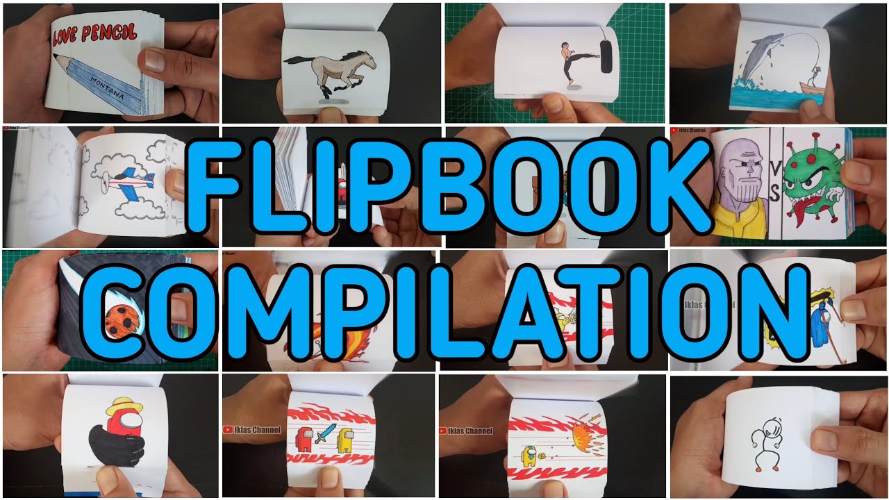KOLEKSI FLIPBOOK TERBAIK Iklas Channel di tahun 2020 | Flipbook Compilation