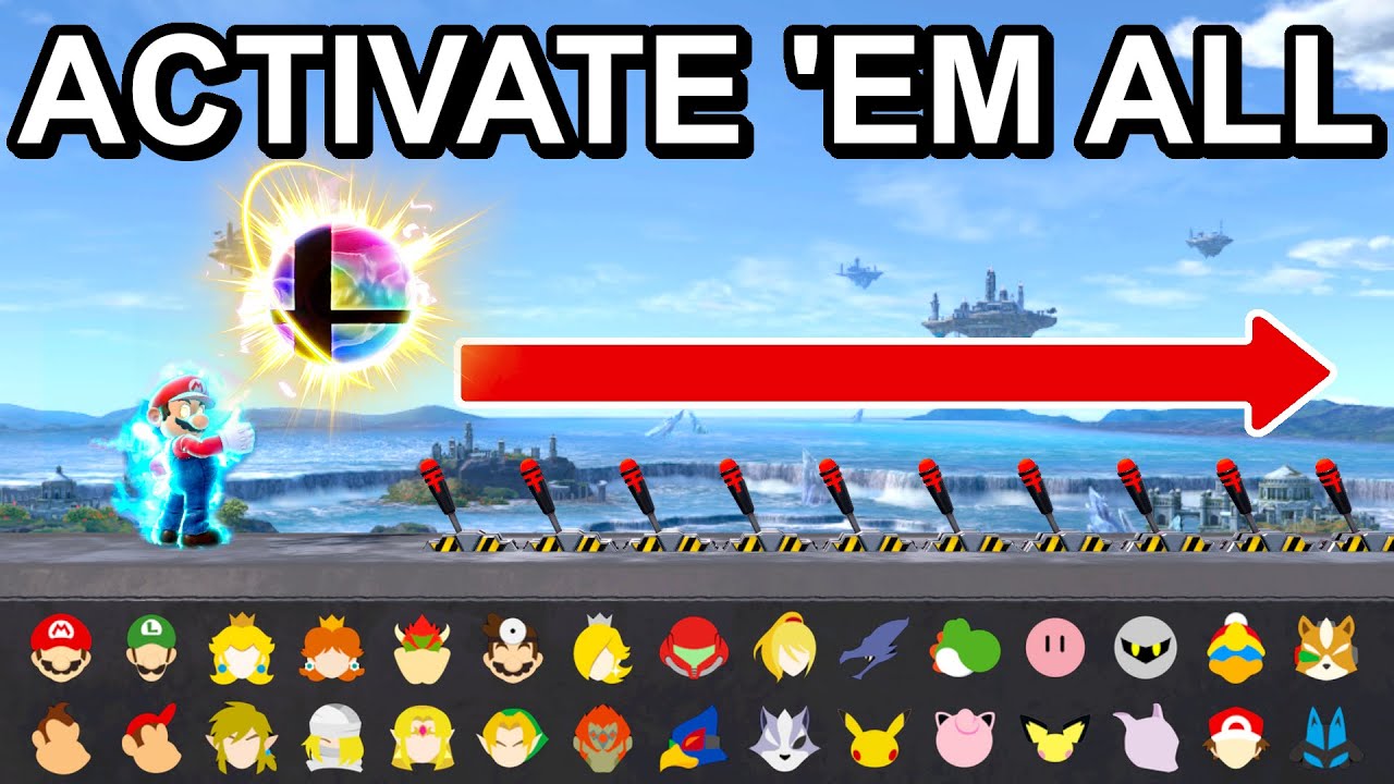 Who Can Activate The Most Switches With A Final Smash  - Super Smash Bros. Ultimate