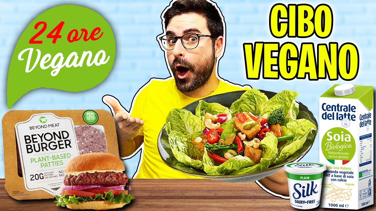 MANGIO PER 24 ORE CIBO VEGANO 😰
