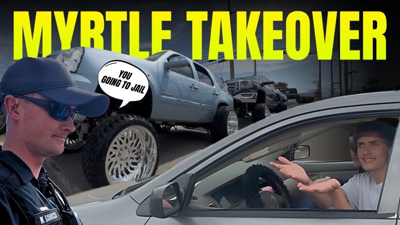 Cocky Kid Shuts Down Myrtle Beach Truck Week | Cops Tried To Arrest Mr Slydz