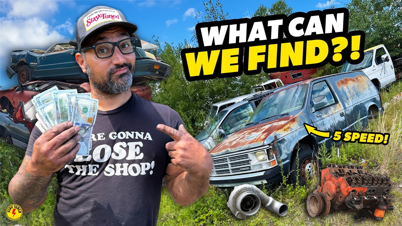 4 Hour Junkyard Shopping Spree! WHAT CAN WE FIND?!