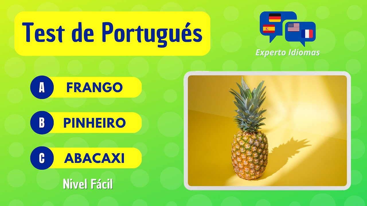 ¿CUÁNTO SABES de PORTUGUÉS? 🇧🇷  TRIVIA Nivel FÁCIL 👀 📚 | APRENDE PORTUGUÉS BÁSICO 😎