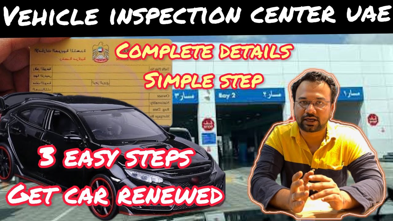 Dubai Car mulkiya renewal complete process in Abu Dhabi vehicle inspection testing complete details