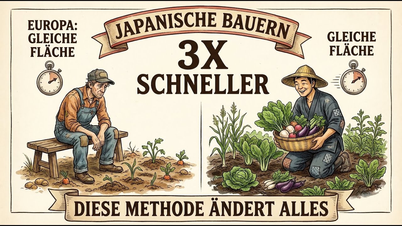 Warum japanische Bauern Gemüse 3× schneller ernten als du — jahrhundertealtes Geheimnis enthüllt