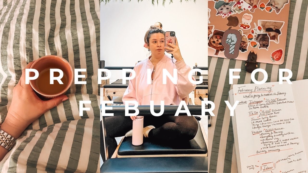 A Soft February Reset ✨ planning, yoga & slow mornings in London