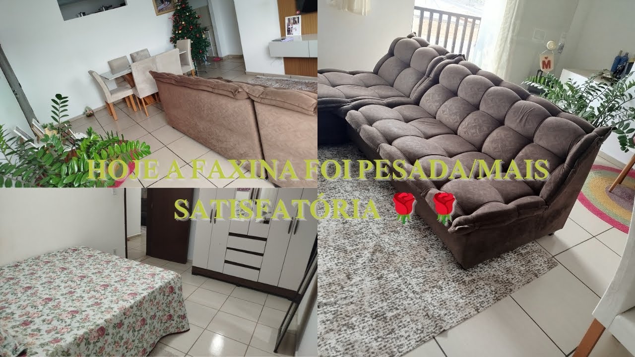 Hoje a faxina foi pesada/mais satisfatória 🌹🌹