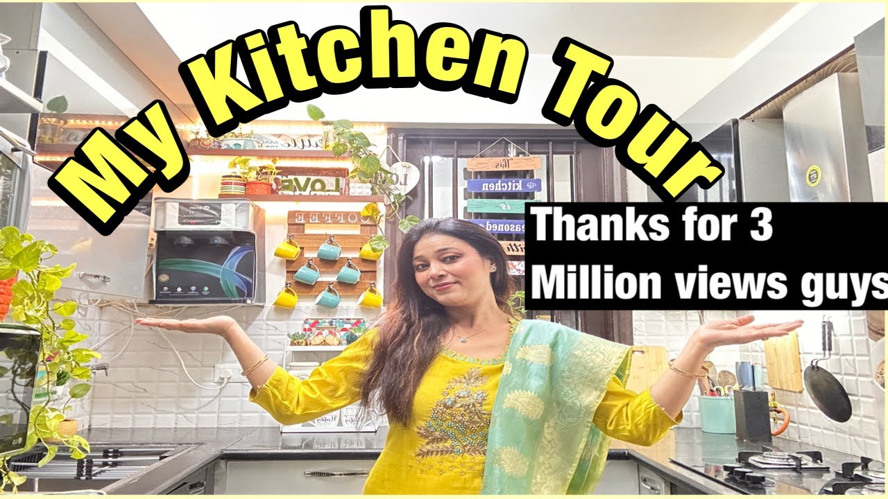 3 Million views complete thank you so much guys🙏l My Kitchen Tour