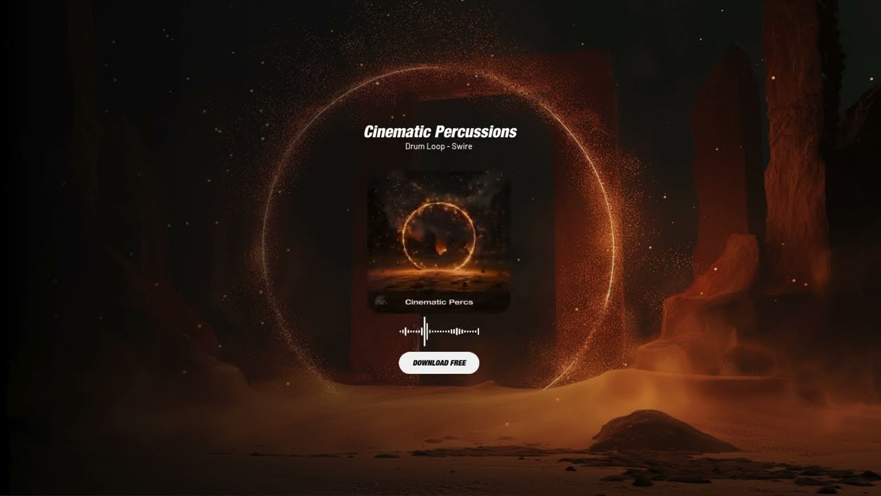 FREE Cinematic Percussion Loops - Royalty Free Sample Pack