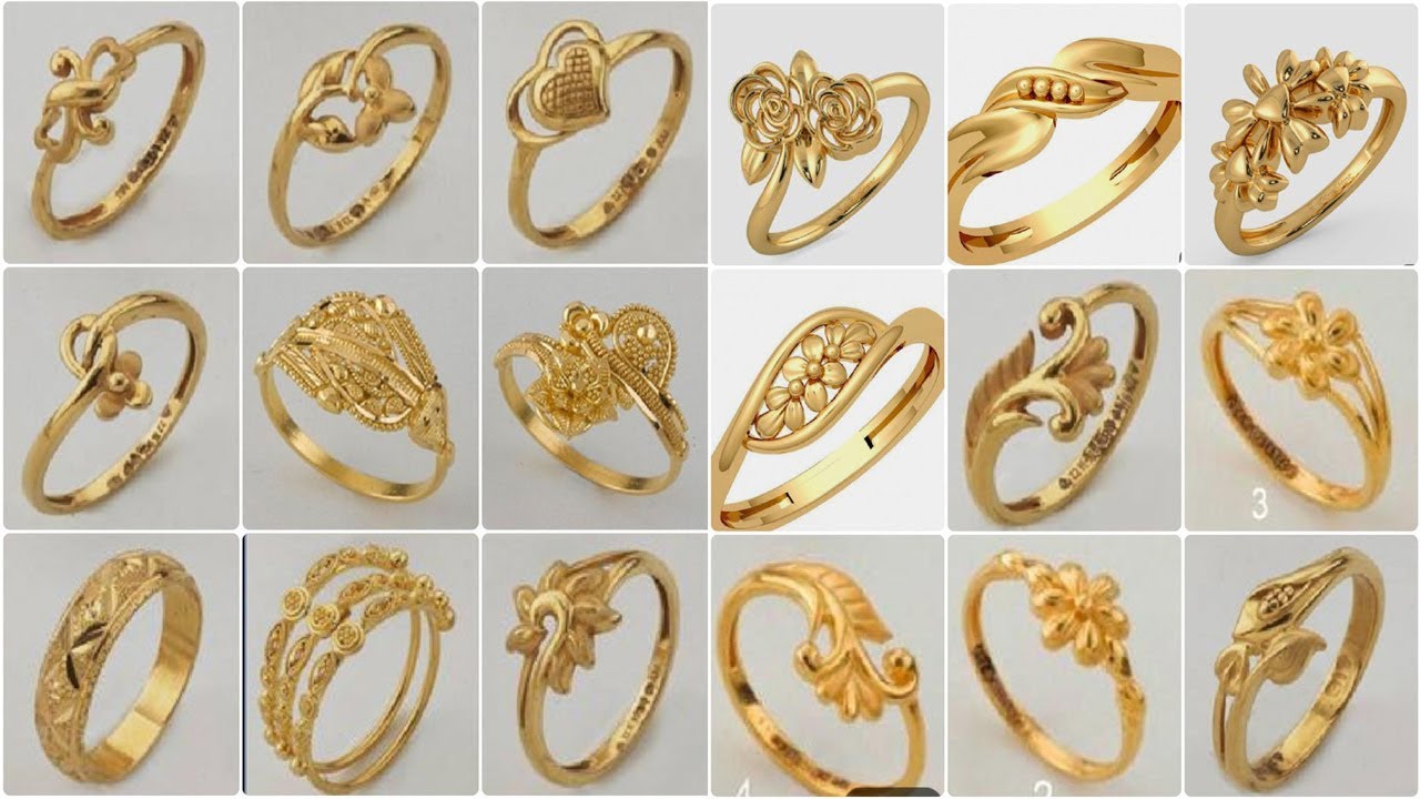 Latest Light weight gold Finger ring design / Latest Gold Finger Rings designs collections | #Rings