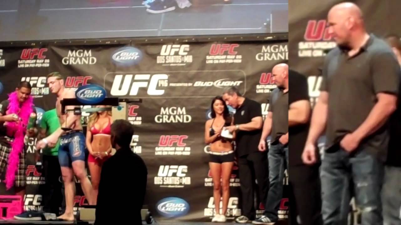 Dana White's Reaction To Mayhem Miller At UFC 146 Weigh-ins | World of MMA