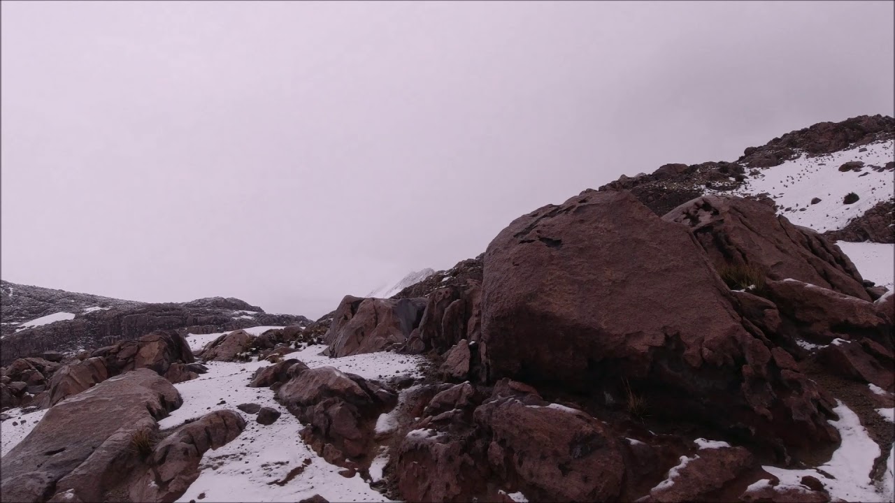 NEVADO DEL RUIZ (VALLE DE LAS TUMBAS) - CON NIEVE !!
