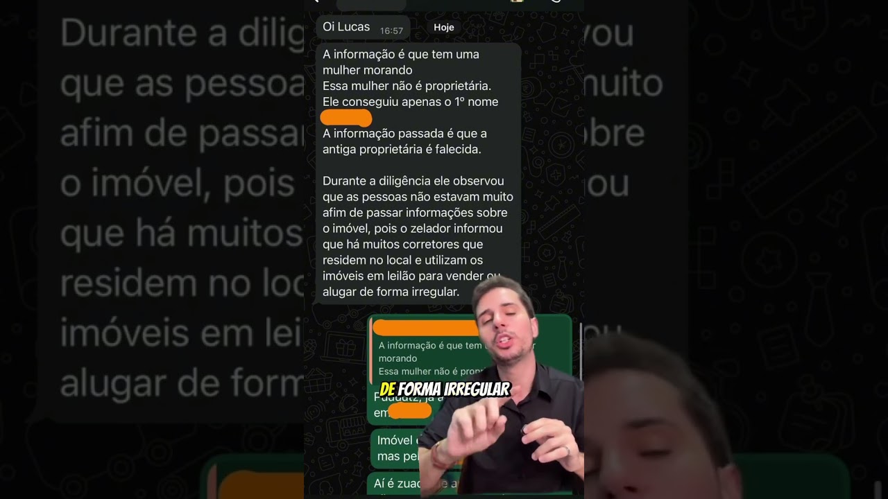 Aluguel paralelo no apartamento de Leil&atilde;o???