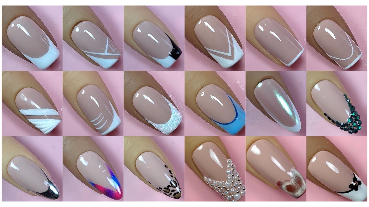 FRANCES en UÑAS Diferentes diseños bonitas y facil paso a paso AnNeiru