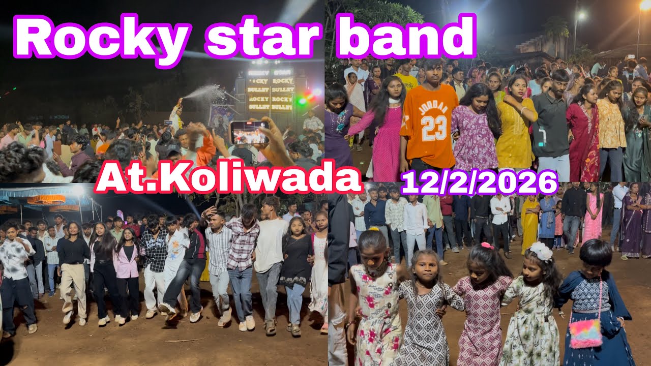 Rocky star band  full dhomaka at. Koliwada. 12/2/2026 timli song