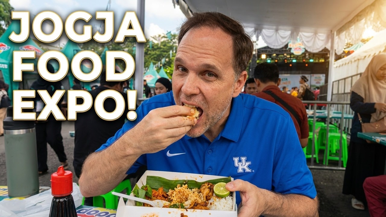 🔥 Indonesian Food Expo  in Jogja 🇮🇩 | Was It Worth It?! 🍽️