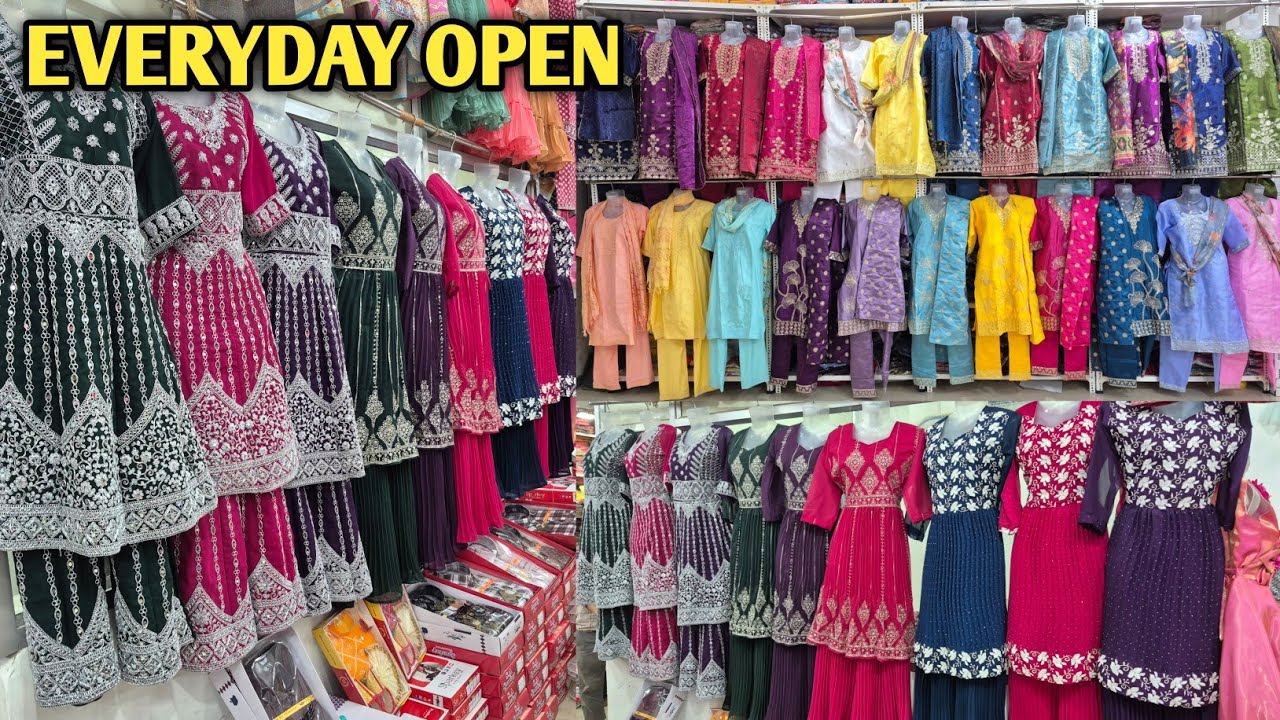 Eid Dhamaka 💥💥 biggest wholesaler in howra ankurhati wholesale market #girlspartydress #wholesale