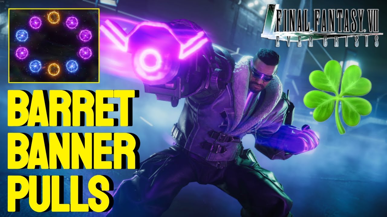 NEW BARRET Banner PULLS! - FF7 Ever Crisis