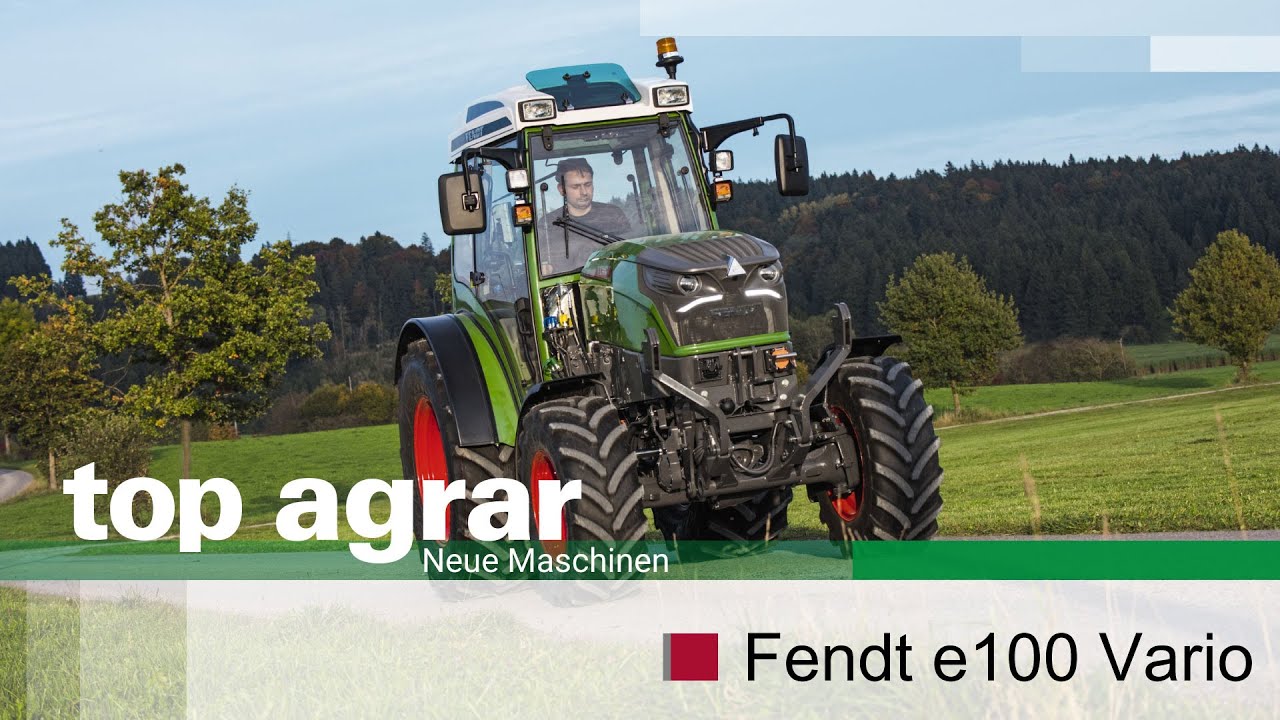 Elektrischer Traktor Fendt e100 Vario im Fahrtest