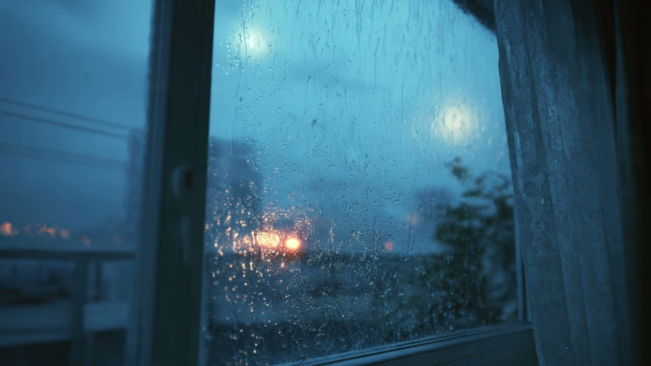 It's raining outside, go to sleep [deep ambient, soft piano]