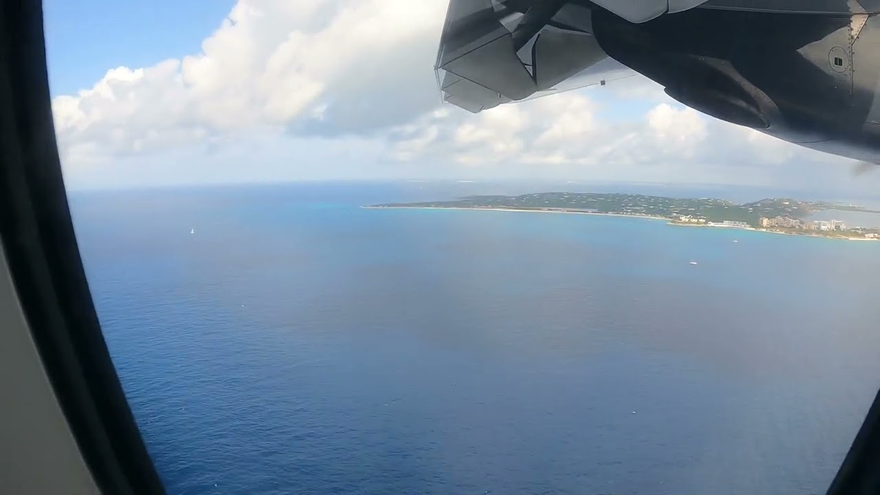 4K - Lądowanie na Sint Maarten (SXM/TNCM) ATR 42-600