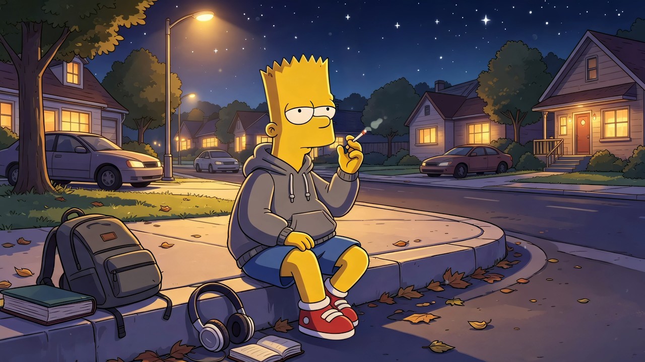 Lofi Street Corner 🌙 Chill Beats Under Street Lights
