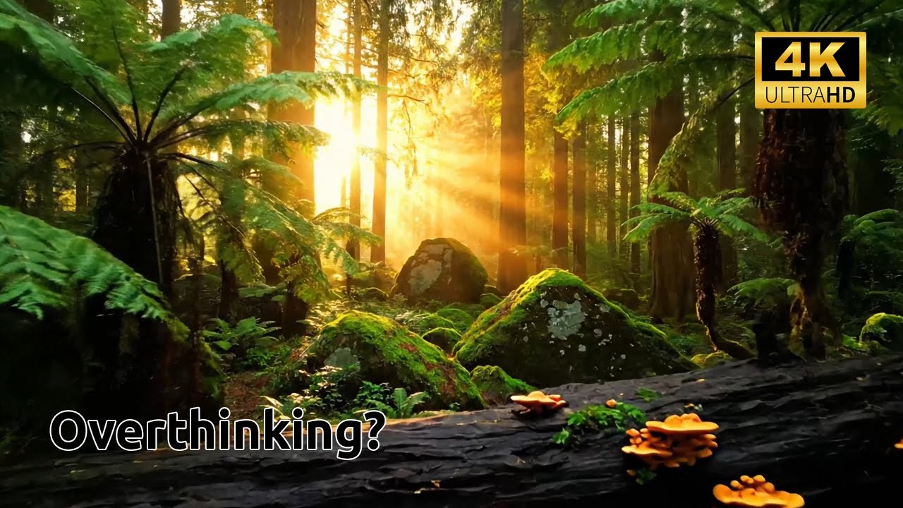 Calm Forest Ambience 🌲 Slow Music, Gentle Wildlife & Mushrooms Growing | Deep Relaxation & Peace