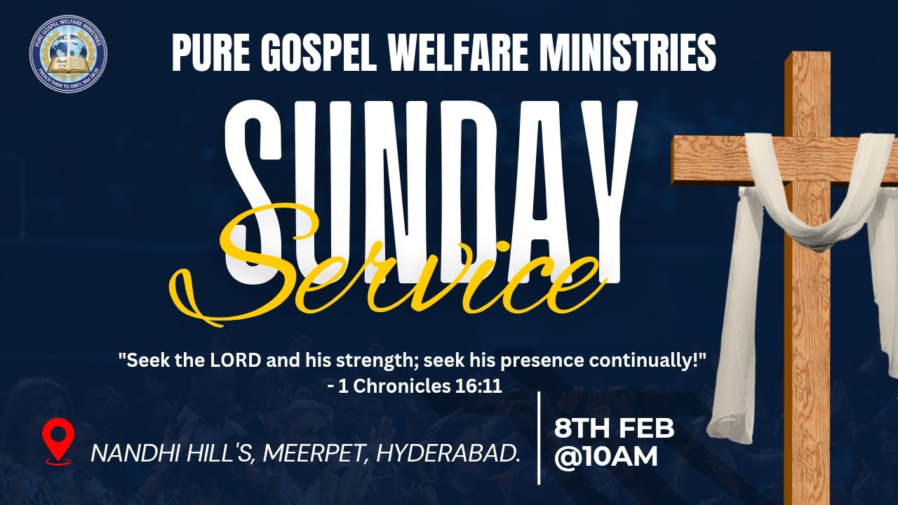 PGWM |sunday worship message | Bro. suneel