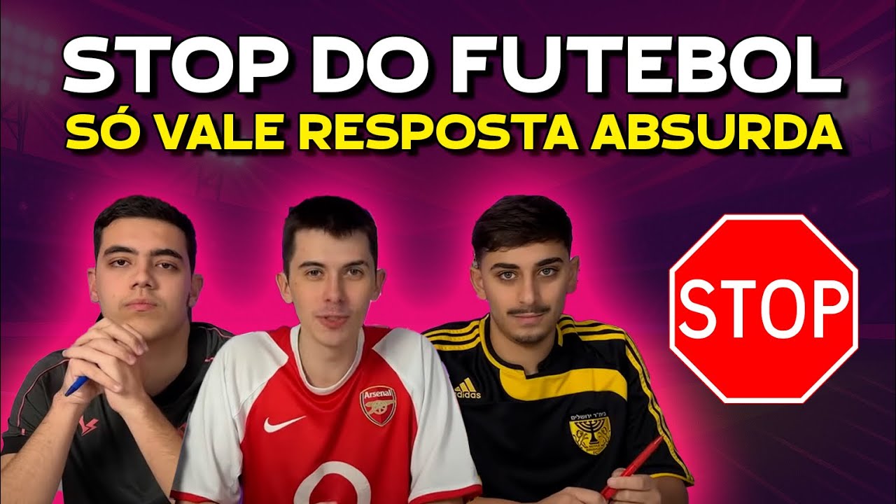 DUVIDO VOCÊ PONTUAR MAIS QUE A GENTE NO STOP DO FUTEBOL