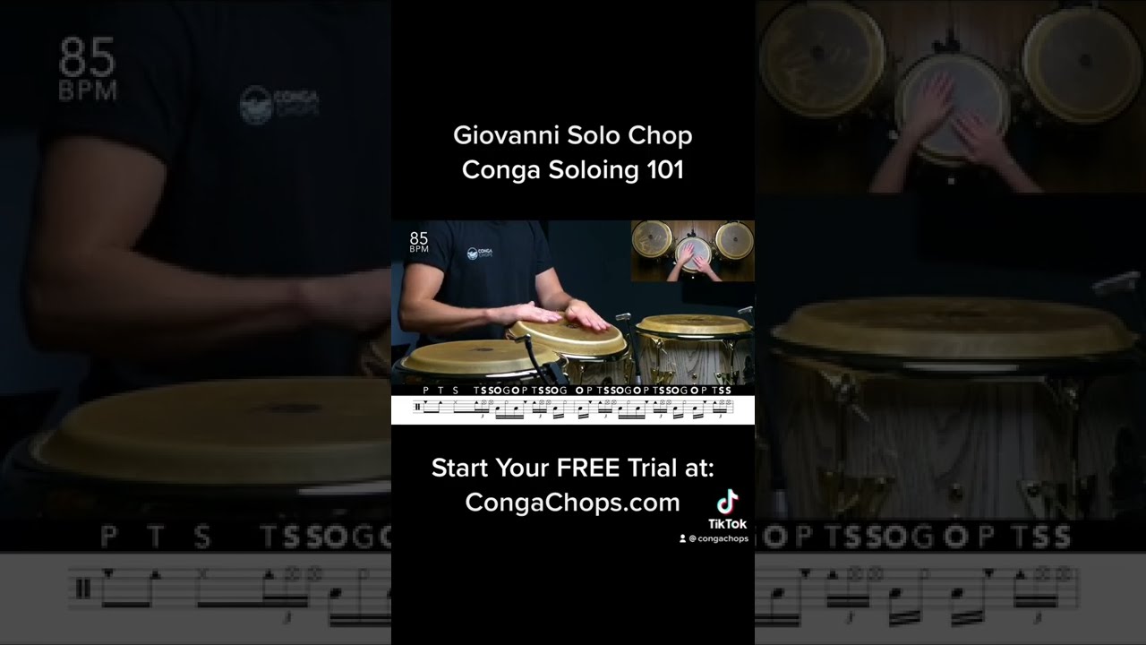 Giovanni Hidalgo Solo Chop! Conga Soloing 101 Course | CongaChops.com