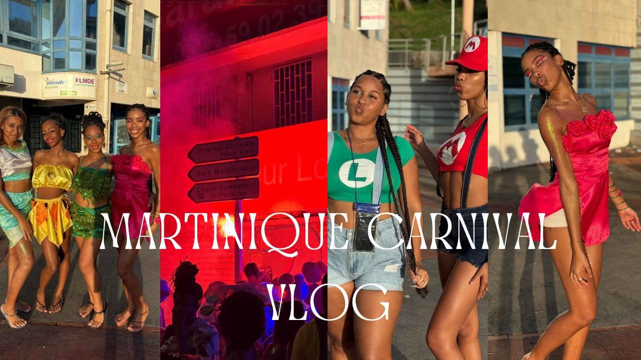 Carnaval de Martinique (the best), dimanche gras, confection de tenue, lundi gras + soirée