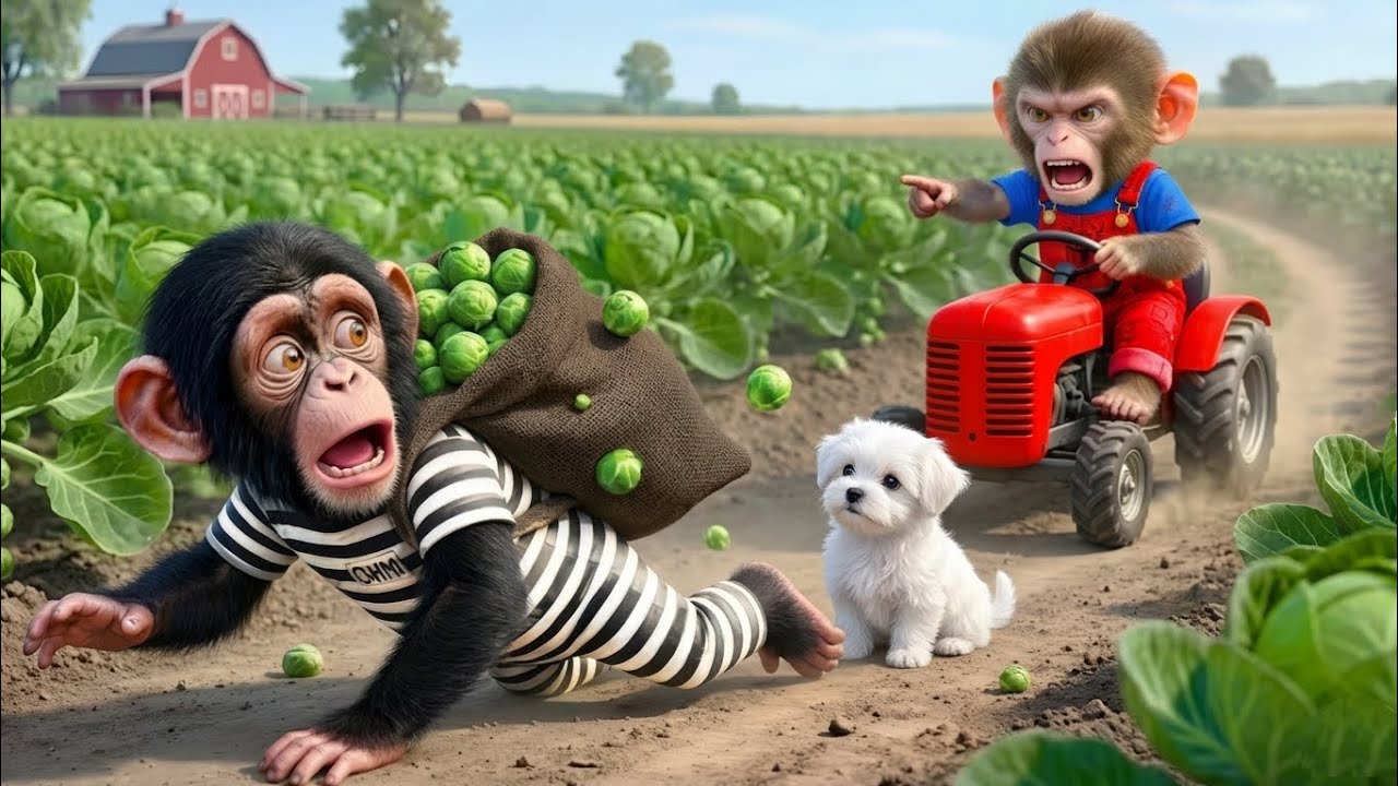 Monkey TiTi Catches a Sneaky Thief Stealing His Brussels Sprouts—His Smart Revenge AMAZE Everyone!