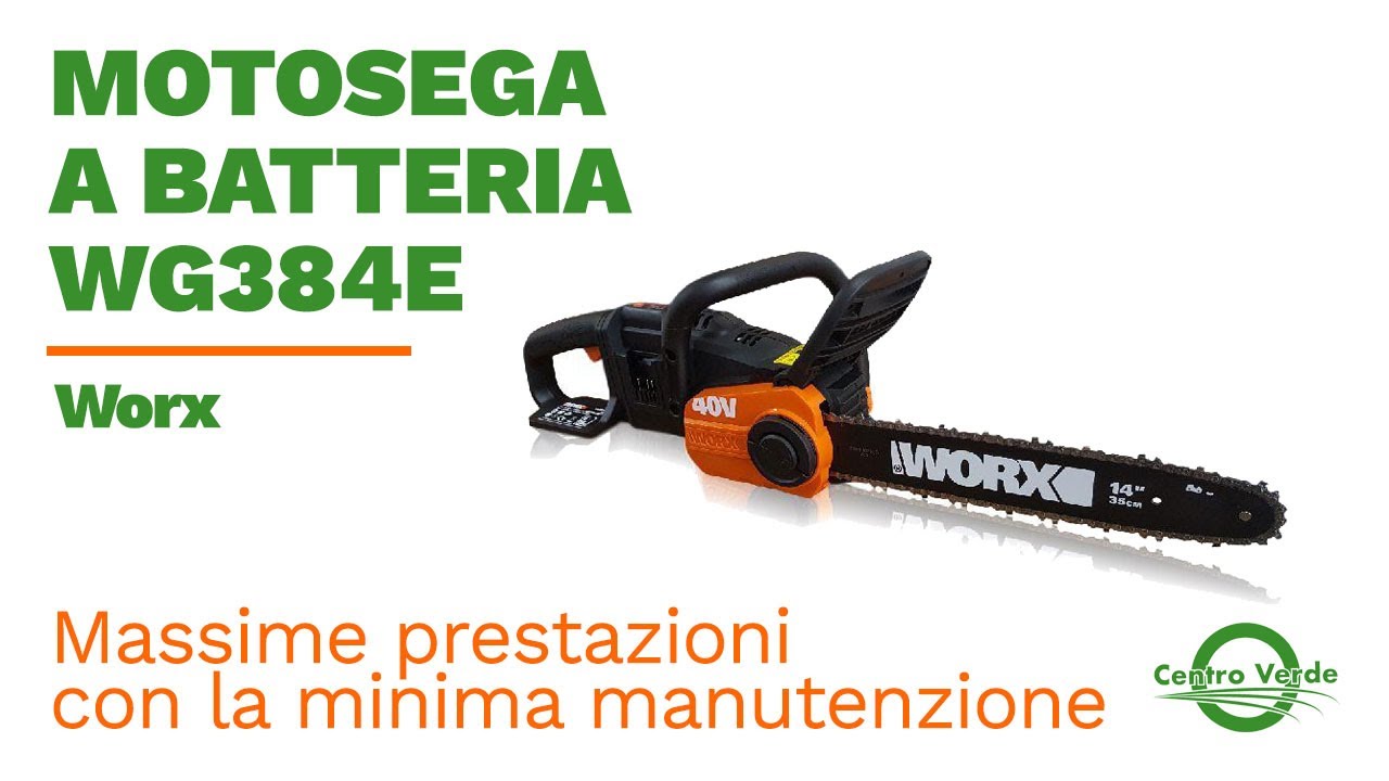 MOTOSEGA A BATTERIA WG384E di Worx