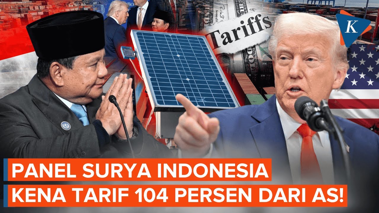 Panel Surya Indonesia Tiba-tiba Kena Tarif 104 Persen dari AS, Kenapa?
