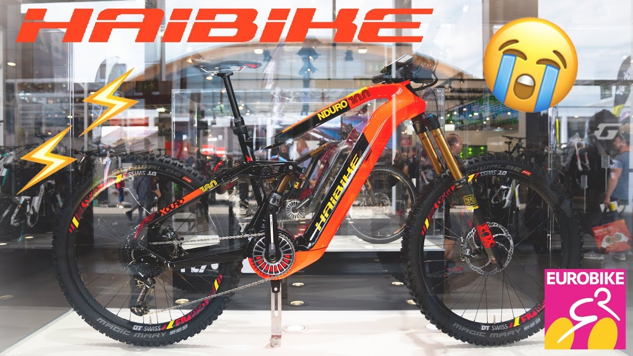 New HAIBIKE Bikes 2019 (FLYON Nduro, AllTrail, Dwnhll) - Eurobike 2018 [4K]