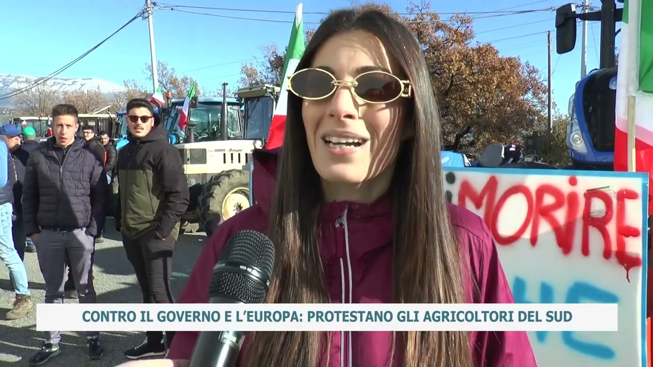 CONTRO IL GOVERNO E L’EUROPA: PROTESTANO GLI AGRICOLTORI DEL SUD Castrovillari