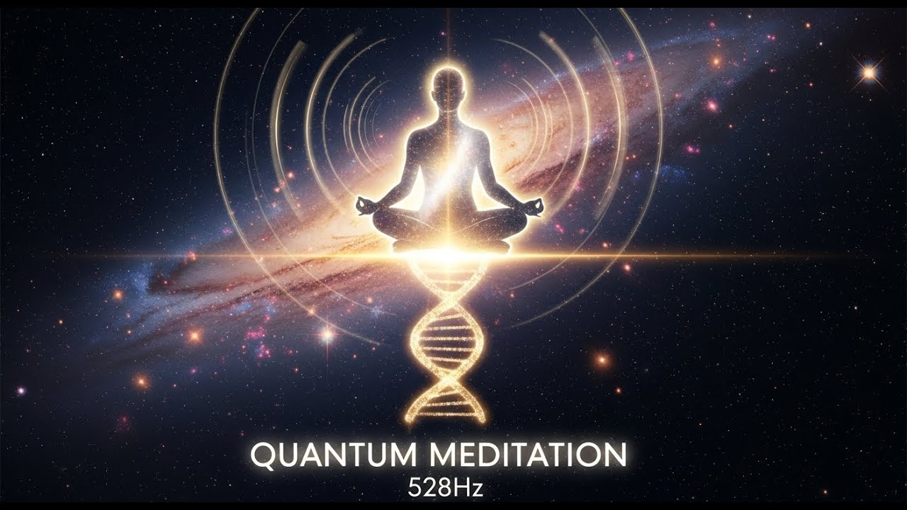 528Hz Quantum Healing Frequency | DNA Activation & Vibrational Energy Meditation