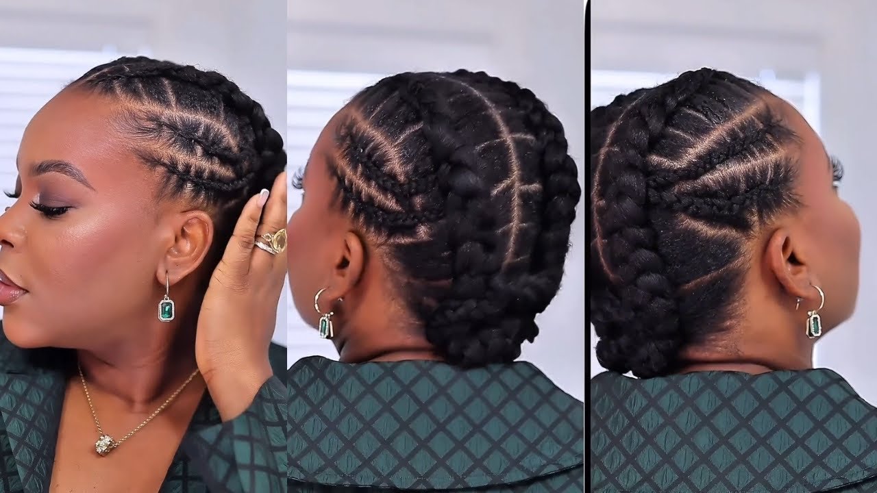 Cute & Trendy Stitch Braids: Easy Hairstyle  Edition #1million #cornrows #hairstyle #braids