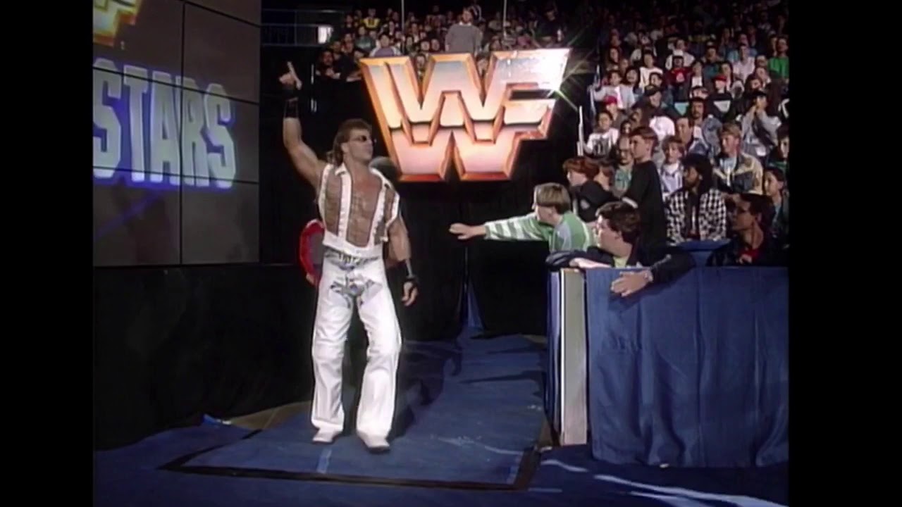WWF Superstars 10/31/1992 - Shawn Michaels Gets Attacked by Martey Jannetty
