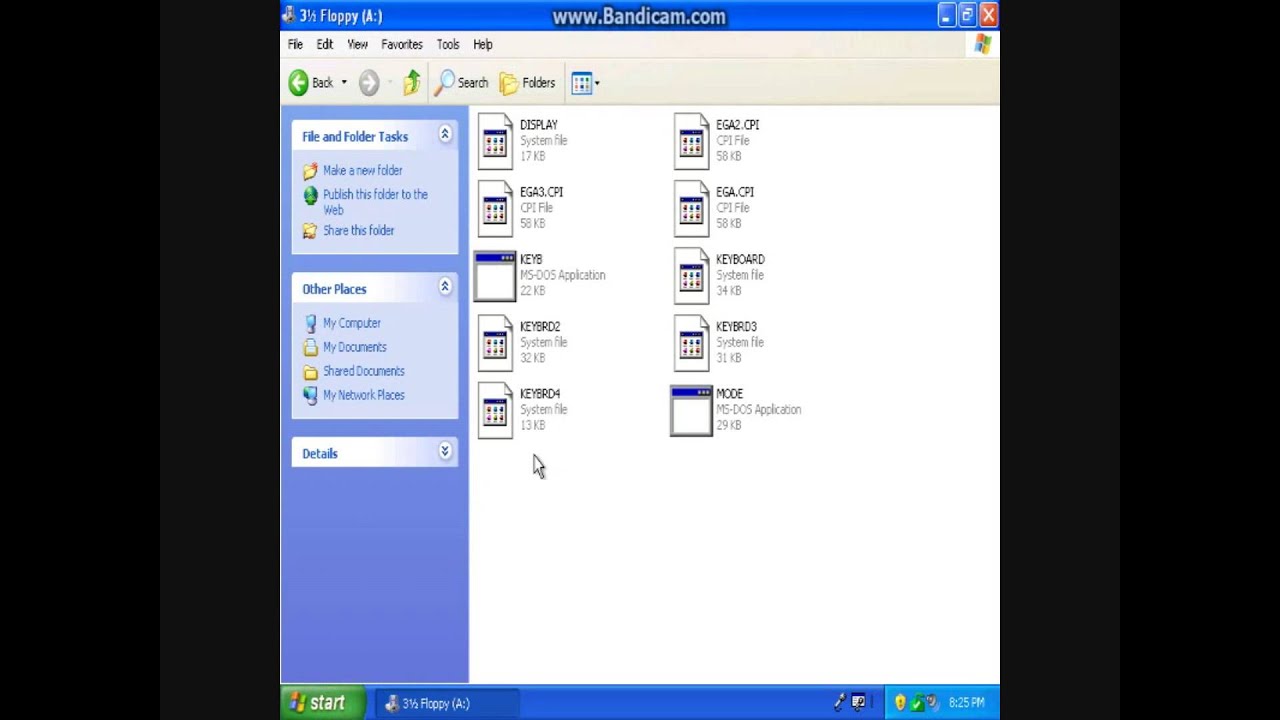 Creating A MS-DOS Boot Disk On Windows XP