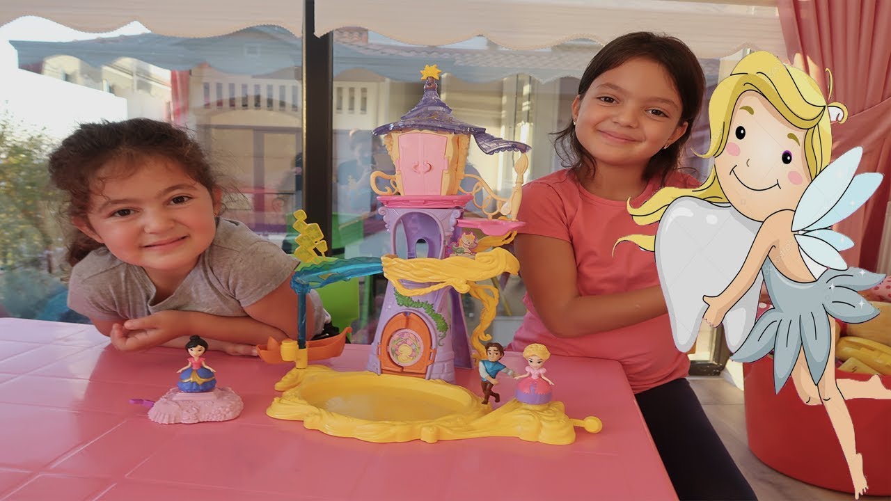 Diş Perisinden Masal'a Büyük Sürpriz! Disney Princess Magical Movers Toys Rapunzel & Mulan